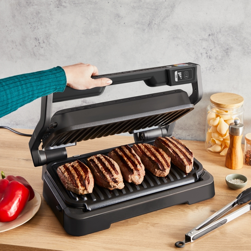 Tefal - Kontaktni gril OPTIGRILL 2200W/230V crna