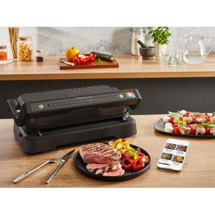 Tefal - Kontaktni gril OPTIGRILL 2200W/230V crna