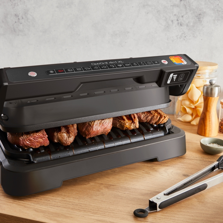 Tefal - Kontaktni gril OPTIGRILL 2200W/230V crna