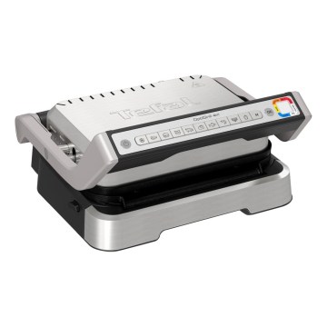 Tefal - Kontaktni roštilj OPTIGRILL 2100W/230V matirani krom