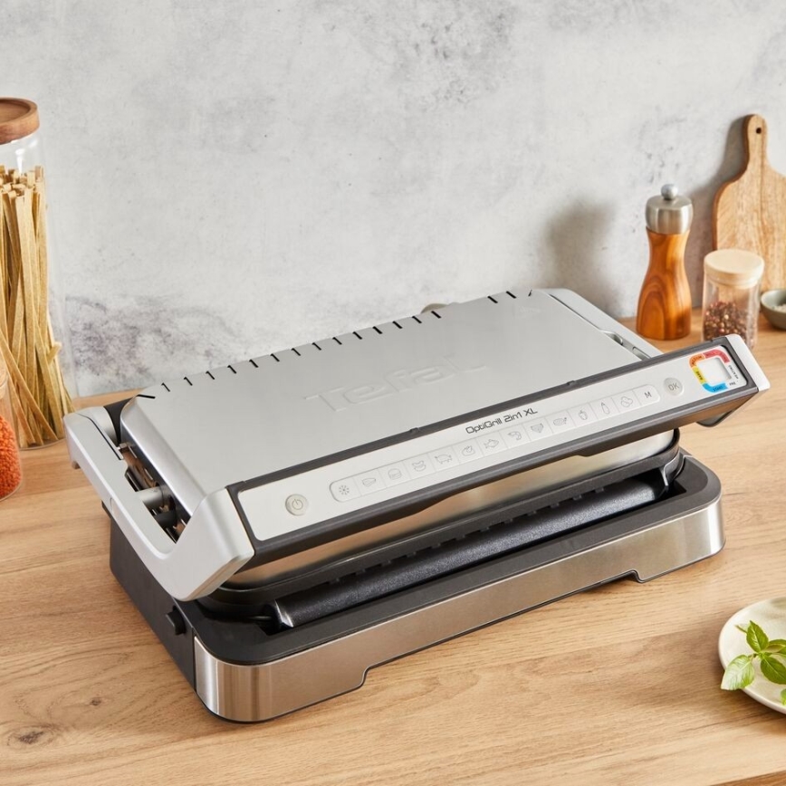 Tefal - Kontaktni roštilj OPTIGRILL 2u1 2000W/230V