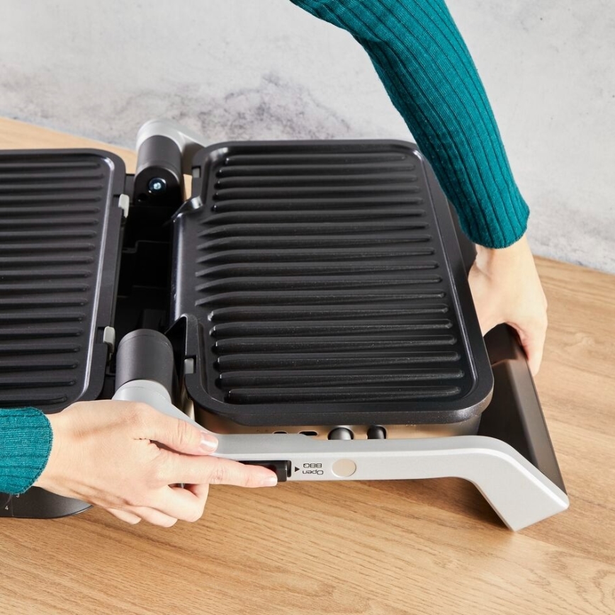 Tefal - Kontaktni roštilj OPTIGRILL 2u1 2000W/230V