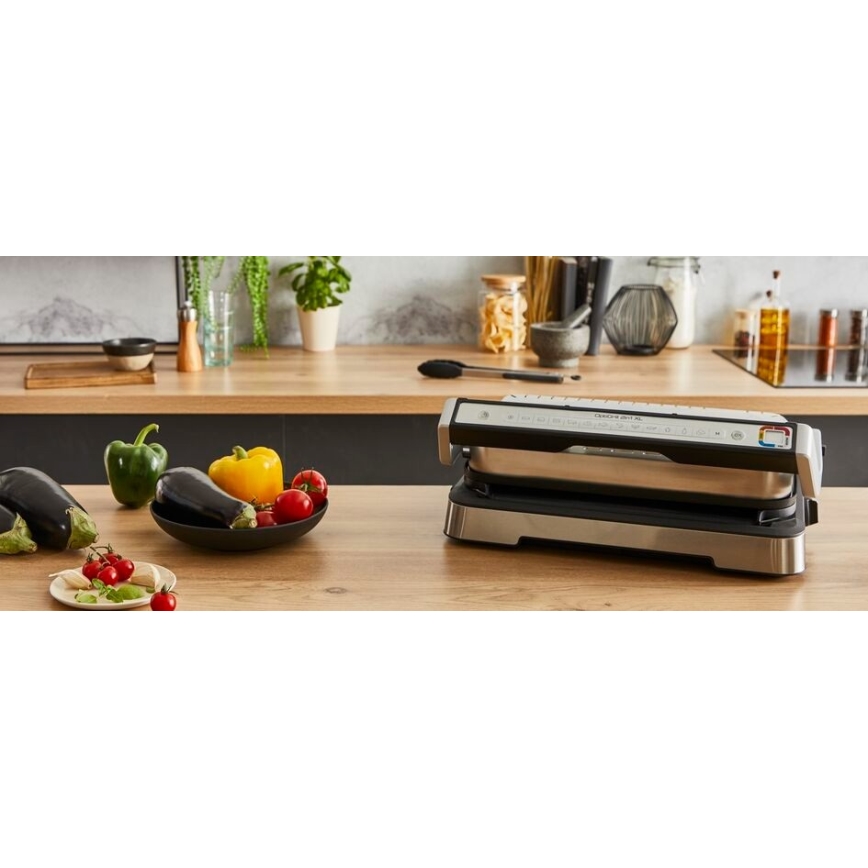 Tefal - Kontaktni roštilj OPTIGRILL 2u1 2000W/230V