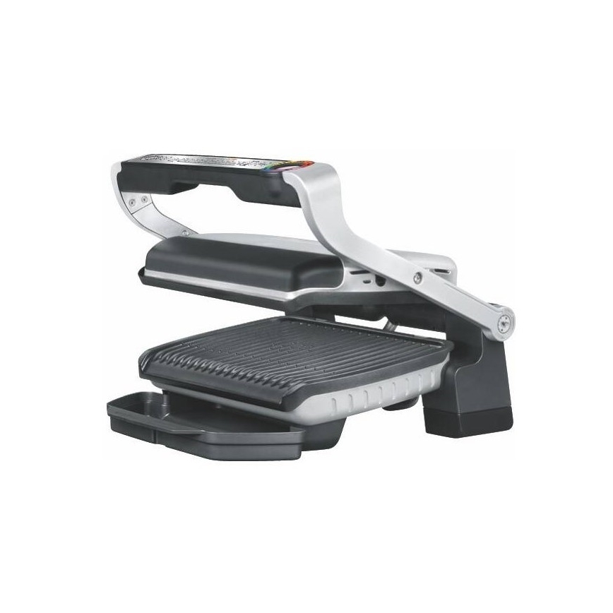 Tefal - Kontaktni roštilj OPTIGRILL+ INOX WAFFLES 2000W/230V crna/krom