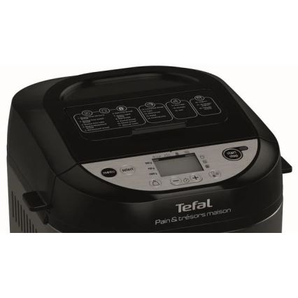 Tefal - Kućni pekač kruha PAIN&TRESORS 700W/230V crna