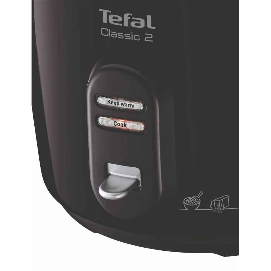 Tefal - Kuhalo za rižu CLASSIC 500W/230V 3 l crna