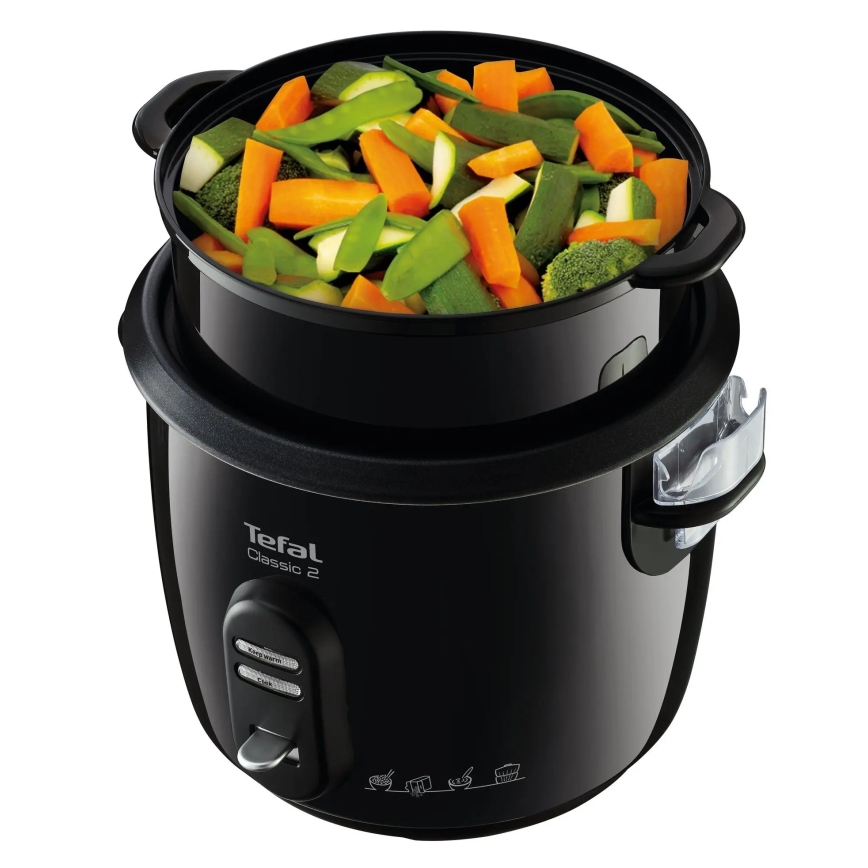 Tefal - Kuhalo za rižu CLASSIC 600W/230V 5 l crna