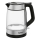 Tefal - Kuhalo za vodu GLASS 1,7l 2200W/230V crna/nehrđajući