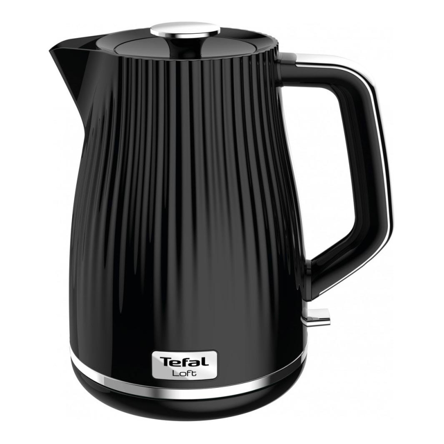 Tefal - Kuhalo za vodu LOFT 1,7 l 2400W/230V crna