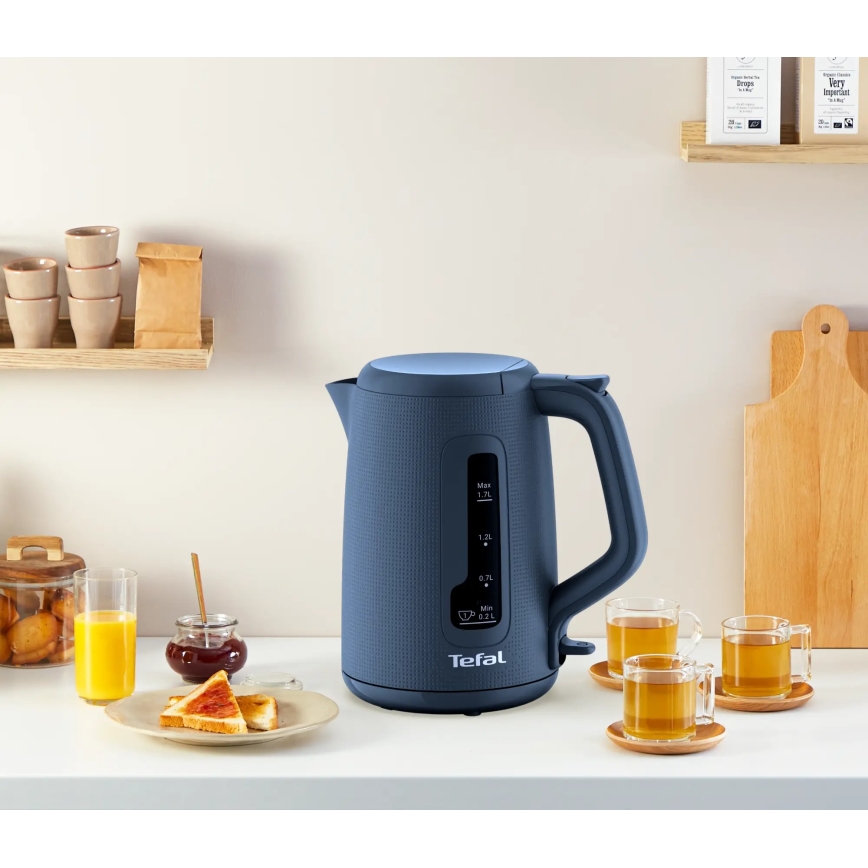 Tefal - Kuhalo za vodu MORNING 1,7 l 2400W/230V plava