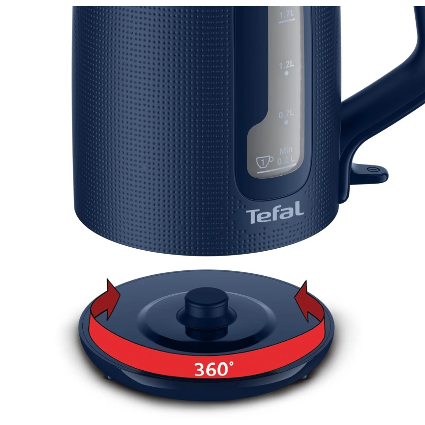Tefal - Kuhalo za vodu MORNING 1,7 l 2400W/230V plava