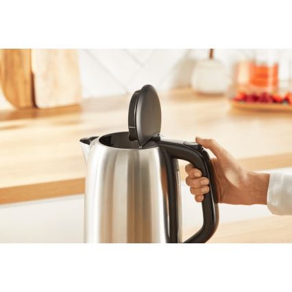 Tefal - Kuhalo za vodu SUBITO 1,7l 2400W/230V nehrđajući/crna
