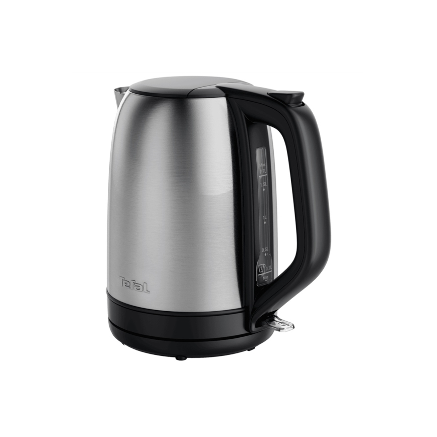 Tefal - Kuhalo za vodu SUBITO 1,7l 2400W/230V nehrđajući/crna