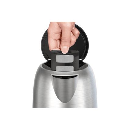 Tefal - Kuhalo za vodu SUBITO 1,7l 2400W/230V nehrđajući/crna