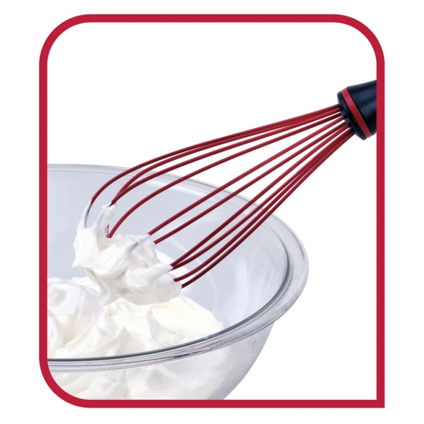 Tefal - Kuhinjska pjenjača INGENIO crna/crvena