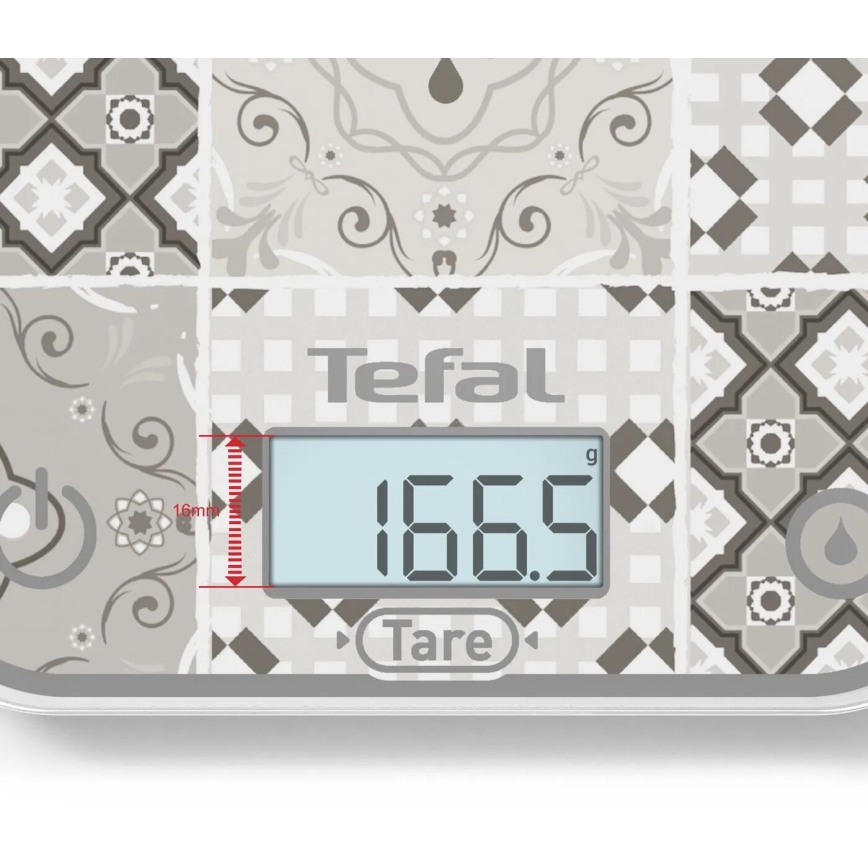 Tefal - Kuhinjska vaga OPTISS 2xAAA bež