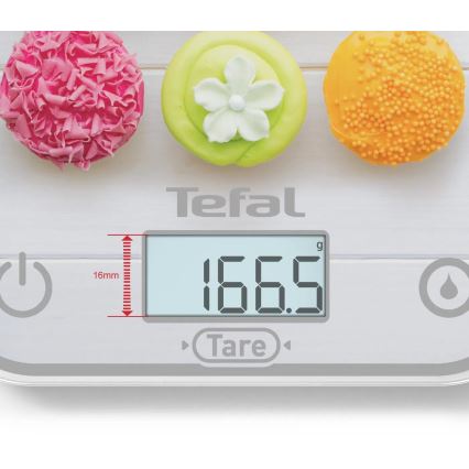 Tefal - Kuhinjska vaga OPTISS 2xAAA šarena