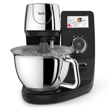 Tefal - Kuhinjski robot s ugrađenom vagom I-COACH TOUCH 1200W/230V inox