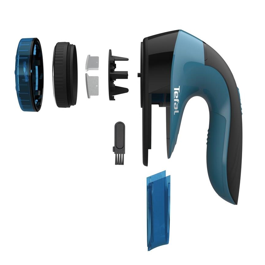 Tefal - Uklanjač kuglica LINT 2xAA crna/plava