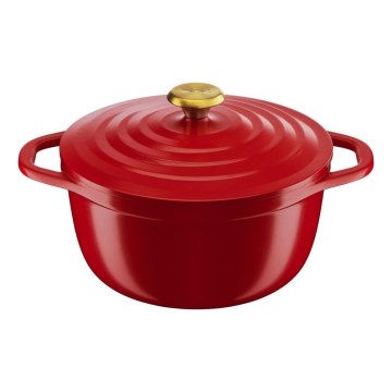 Tefal - Lonac s poklopcem 24 cm AIR crveni