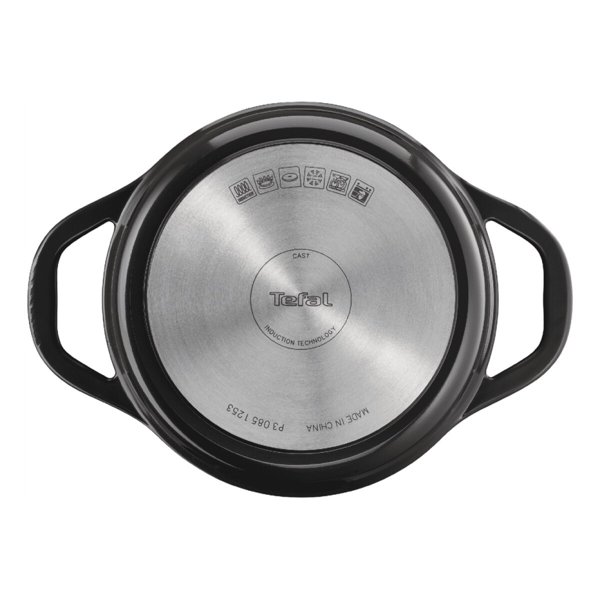 Tefal - Lonac s poklopcem AIR 20 cm antracit