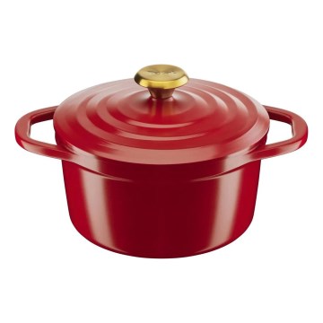 Tefal - Lonac s poklopcem AIR 20 cm crveni
