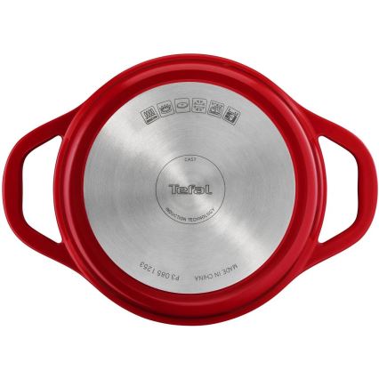 Tefal - Lonac s poklopcem AIR 20 cm crveni