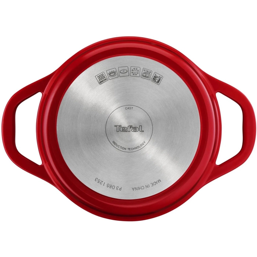 Tefal - Lonac s poklopcem AIR 20 cm crveni