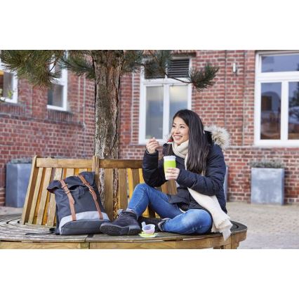 Tefal - Posuda za jogurt s žličicom 0,45 l MASTER SEAL TO GO zelena