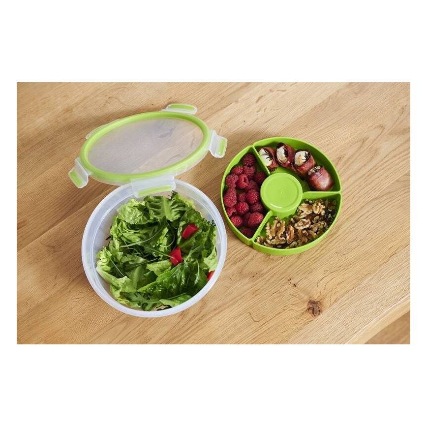 Tefal - Posuda za salatu 2,6 l MASTER SEAL TO GO zelena