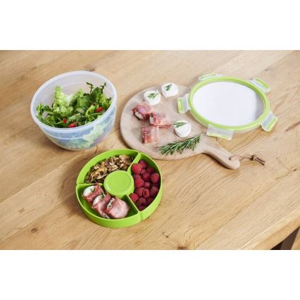 Tefal - Posuda za salatu 2,6 l MASTER SEAL TO GO zelena