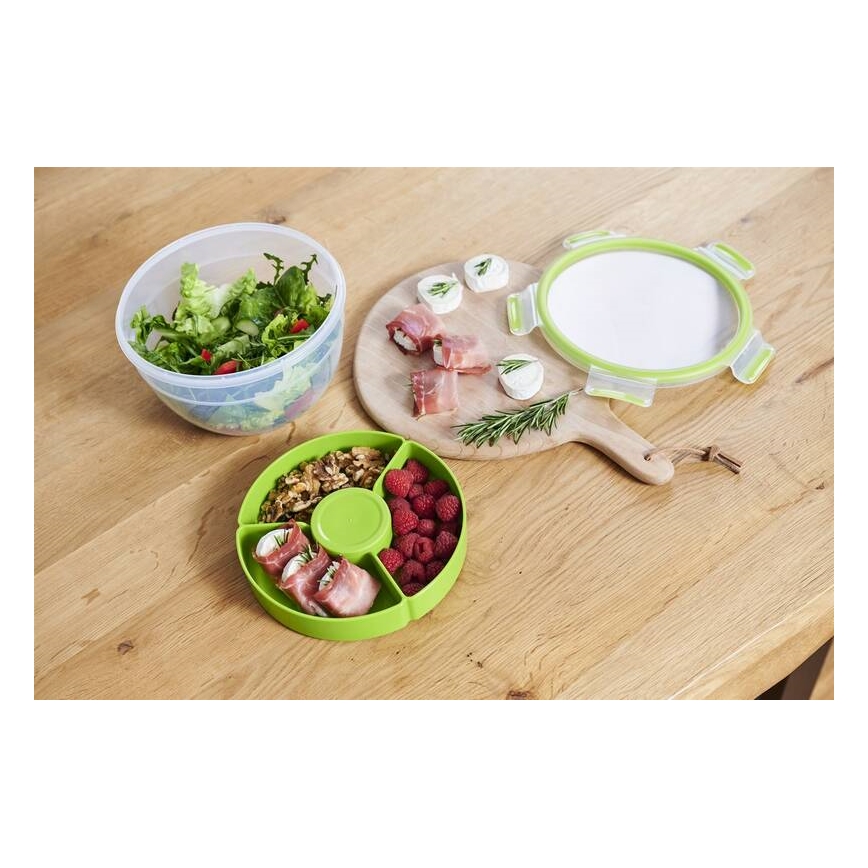 Tefal - Posuda za salatu 2,6 l MASTER SEAL TO GO zelena