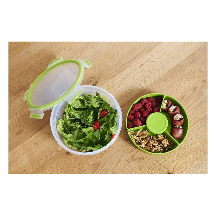 Tefal - Posuda za salatu 2,6 l MASTER SEAL TO GO zelena