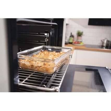 Tefal - Posuda za hranu 1,1 l MSEAL GLASS crvena/staklo