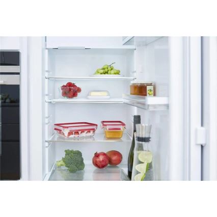 Tefal - Posuda za hranu 1,3 l MSEAL GLASS crvena/staklo