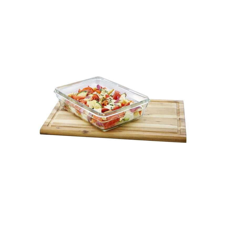 Tefal - Posuda za hranu 2 l MSEAL GLASS crvena/staklo