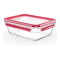 Tefal - MSEAL GLASS posuda za hranu 1,3 l, crvena/staklo