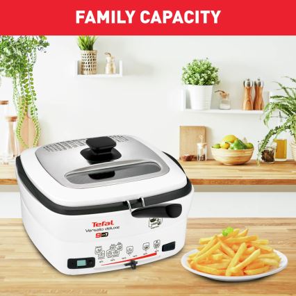 Tefal - Multifunkcionalna friteza 9u1 VERSALIO DE LUXE 1600W/230V 2 l bijela