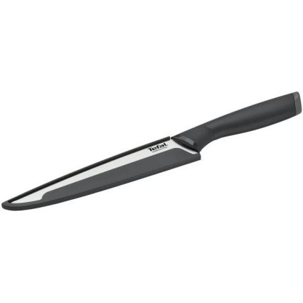 Tefal - Nehrđajući nož za porcioniranje COMFORT 20 cm sjajni krom/crna