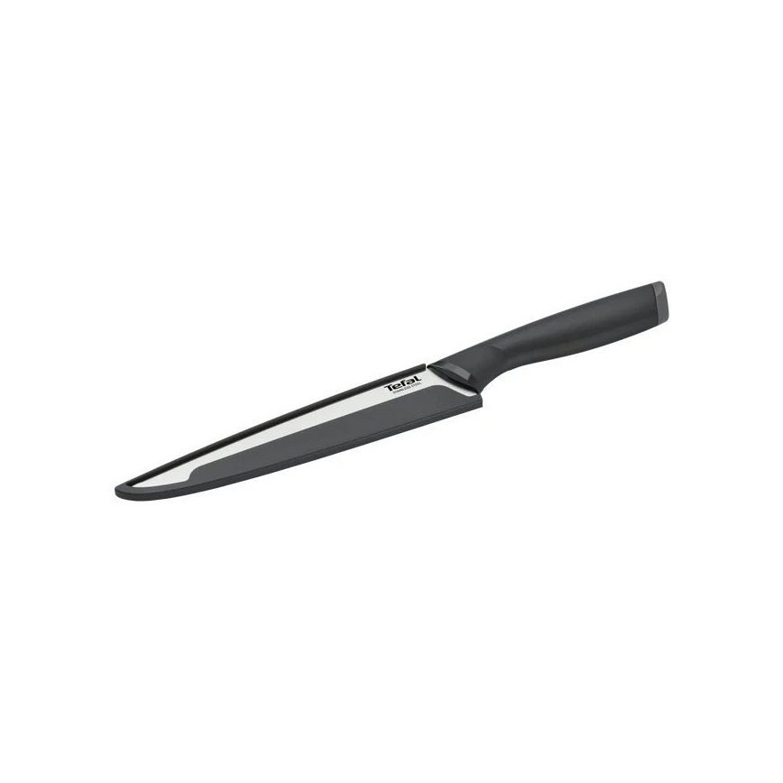 Tefal - Nehrđajući nož za porcioniranje COMFORT 20 cm sjajni krom/crna