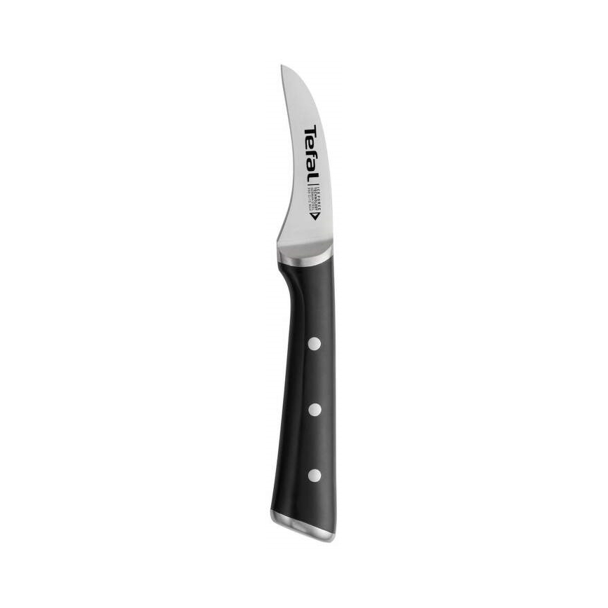 Tefal - Nehrđajući nož za rezbarenje ICE FORCE 7 cm sjajni krom/crna