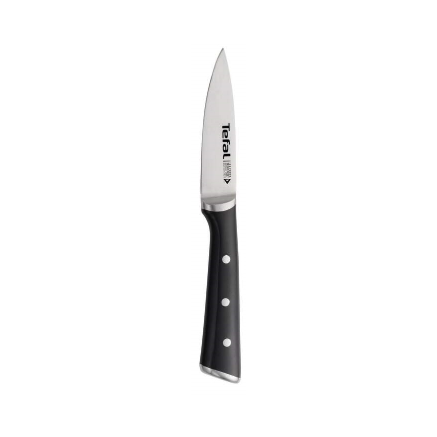 Tefal - Nehrđajući nož za rezbarenje ICE FORCE 9 cm sjajni krom/crna
