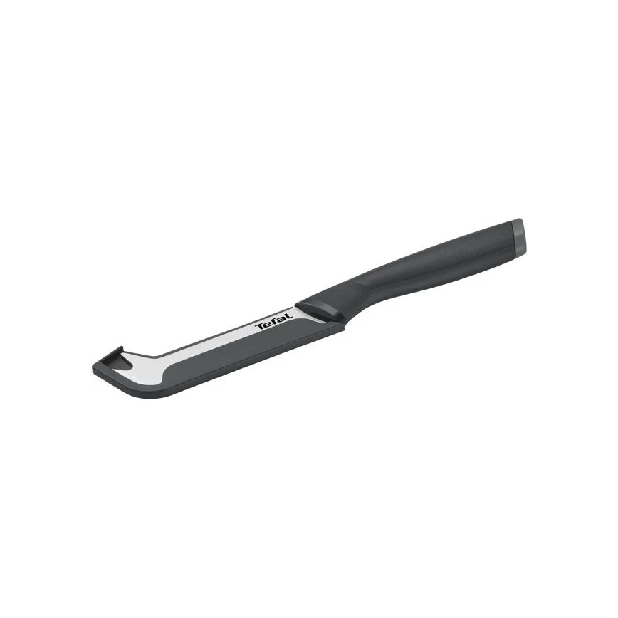 Tefal - Nehrđajući čelik nož za sir COMFORT 12 cm sjajni krom/crna