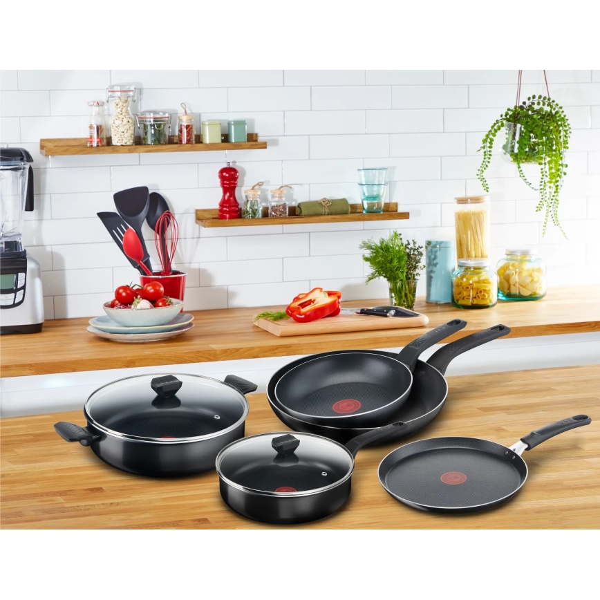 Tefal - Niski lonac s poklopcem  SIMPLY CLEAN 28 cm