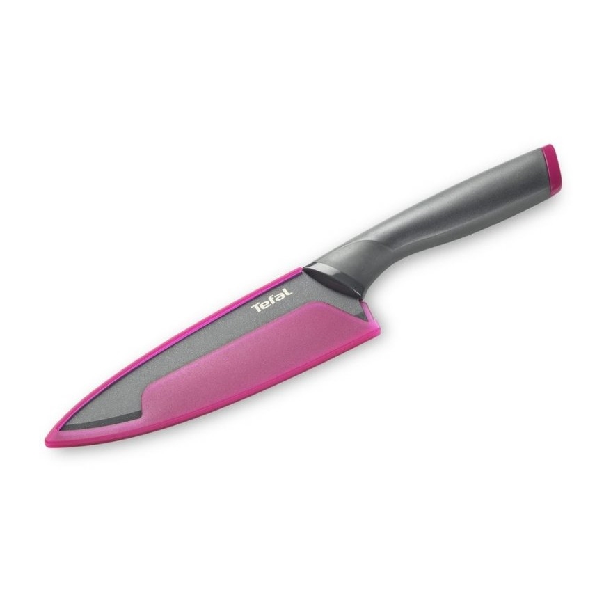 Tefal - Nož od nehrđajućeg čelika chef FRESH KITCHEN 15 cm siva/ljubičasta