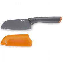Tefal - Nož od nehrđajućeg čelika santoku FRESH KITCHEN 12 cm siva/narančasta