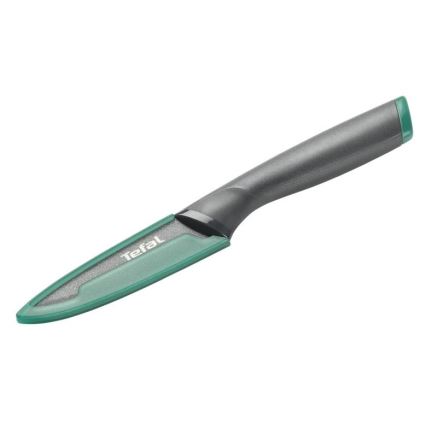 Tefal - Nož za rezbarenje od nehrđajućeg čelika FRESH KITCHEN 9 cm siva/zelena