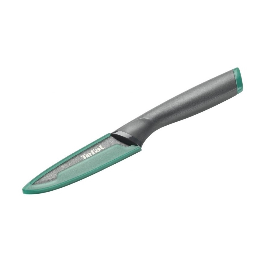 Tefal - Nož za rezbarenje od nehrđajućeg čelika FRESH KITCHEN 9 cm siva/zelena