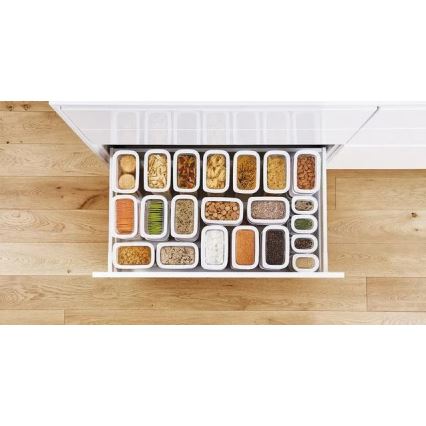 Tefal - Posuda za hranu 0,45 l OPTIMA bijela/prozirna