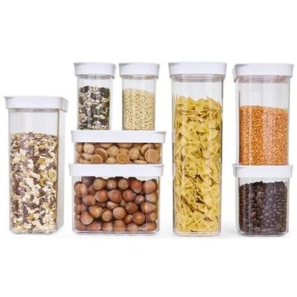 Tefal - Posuda za hranu 0,45 l OPTIMA bijela/prozirna